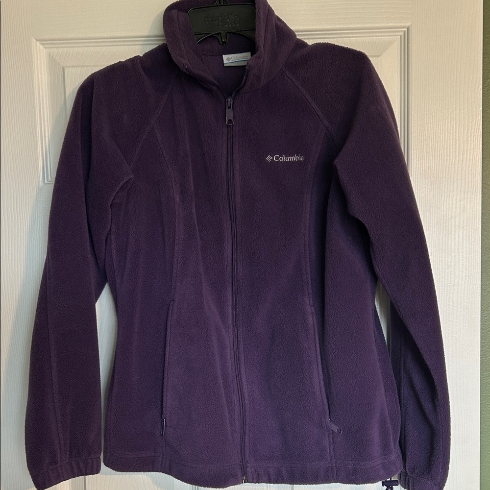 Columbia Women's Deep Purple Full-Zip Fleece Jacket